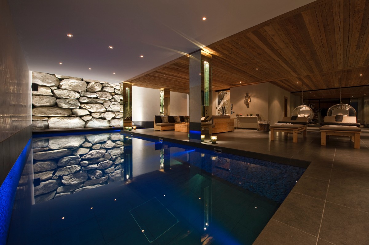 Chalet Norte, Verbier – the fabulous indoor swimming pool Chalet Norte, Verbier – the fabulous indoor swimming pool