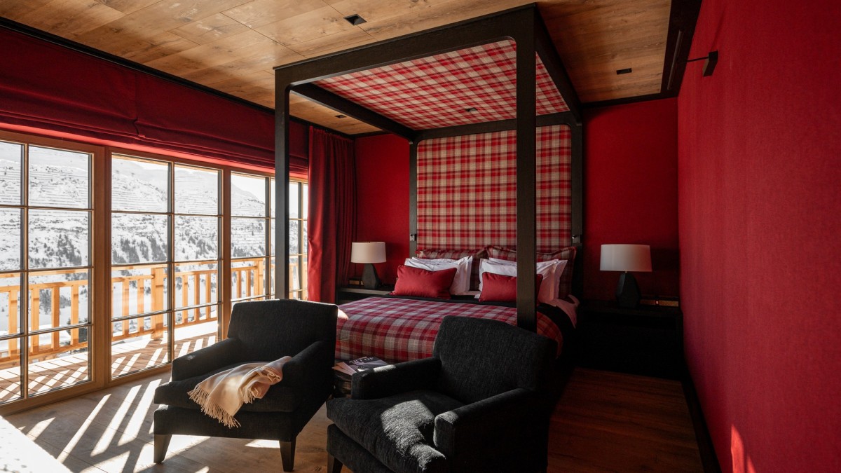 One of 7 bedrooms of Chalet The Barn