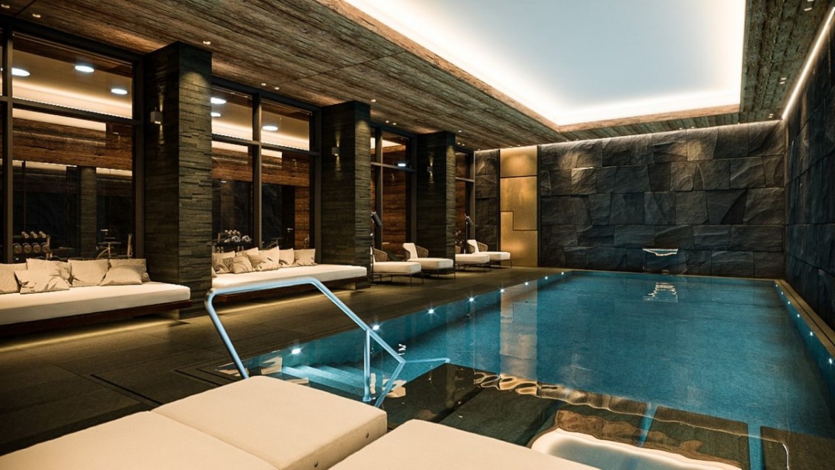 SEVERIN*S – The Alpine Retreat: indoor pool and large sofas