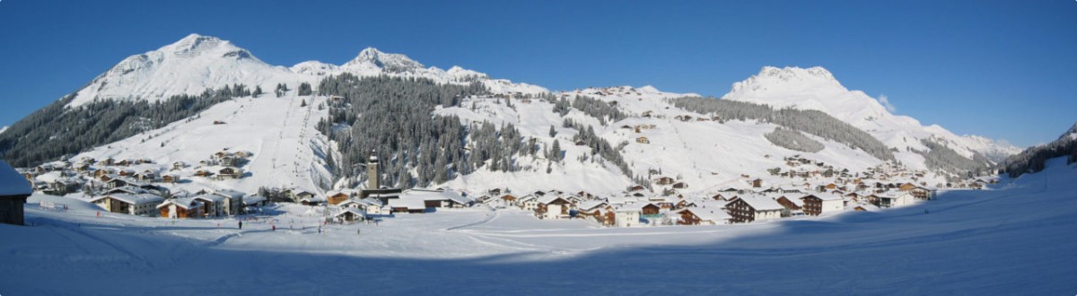 Austrian ski resort Lech am Arlberg