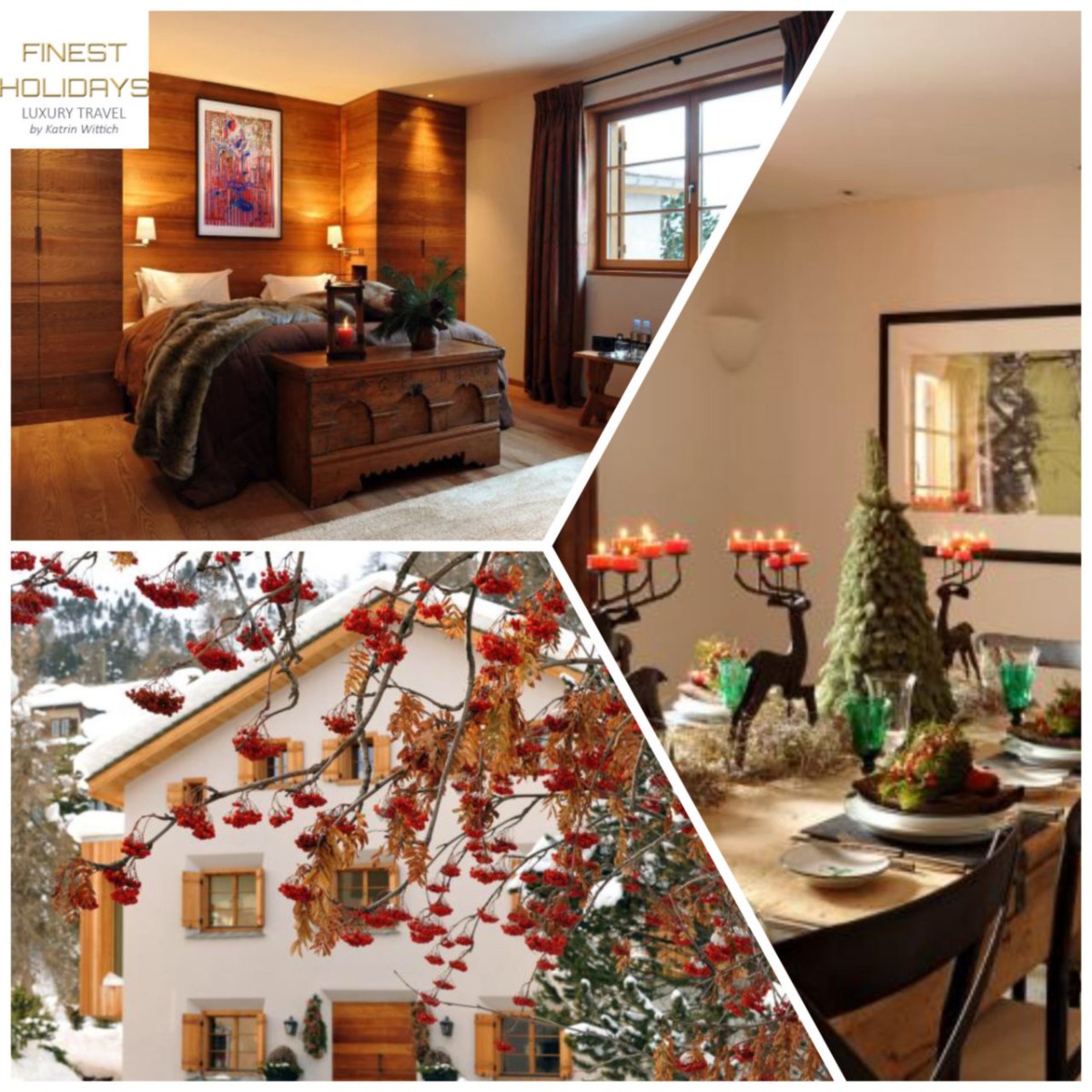 Swiss ski resort St. Moritz – Chalet Chesetta sleeps 12 guests