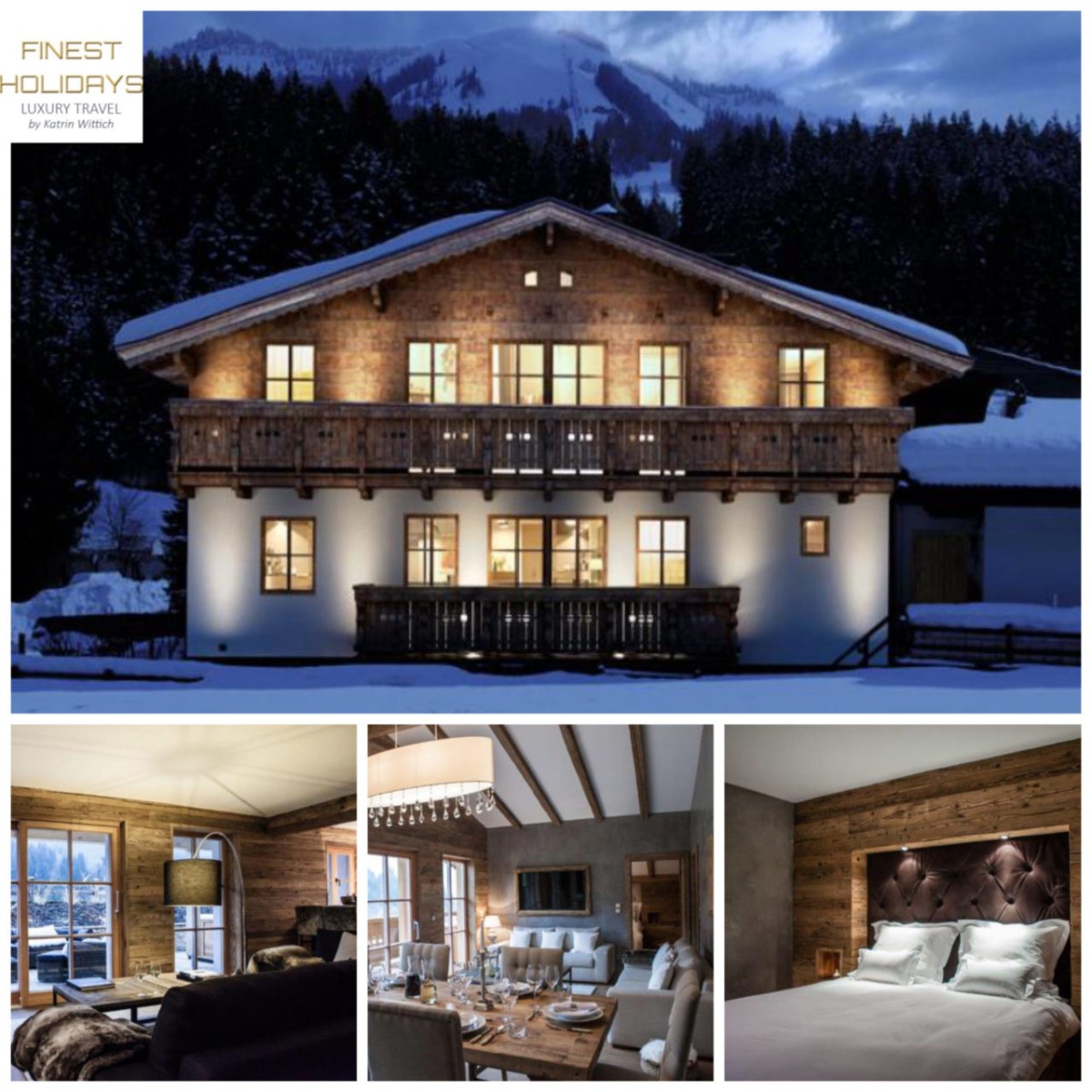 Austrian ski resort Kitzbühel – Chalet Kitz sleeps 14 guests