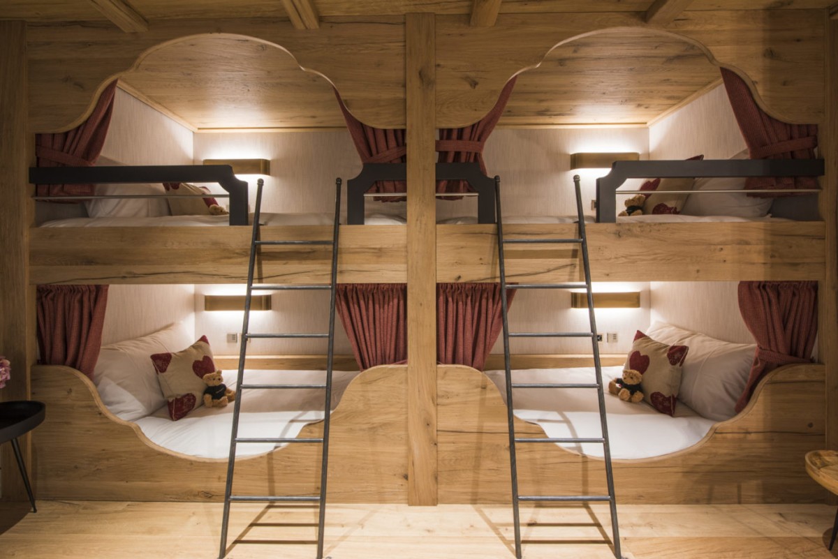 Chalet Kilimanjaro, Zermatt – children’s four-bunk room