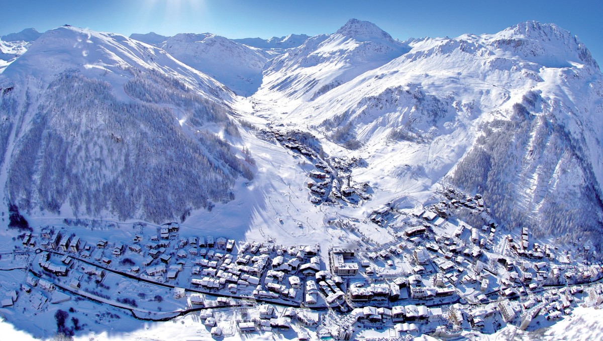 Ski resort Val d’Isère in the French Alps