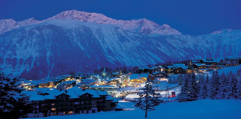 Courchevel by night