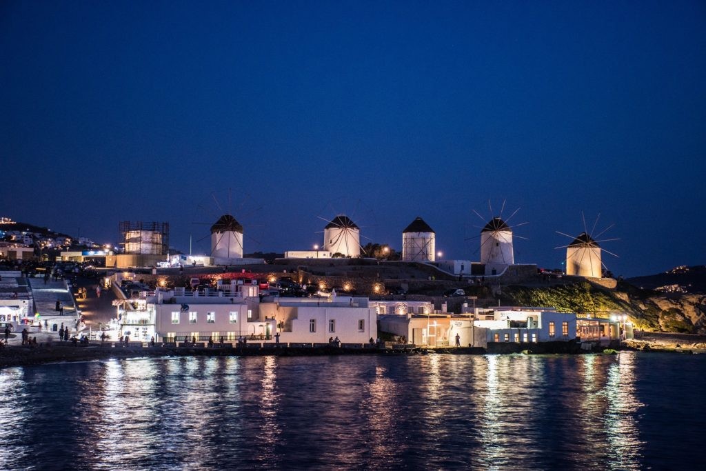 Mykonos windmills