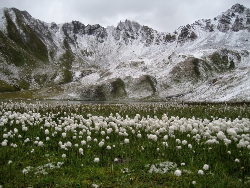 Mountain Tignes, spring