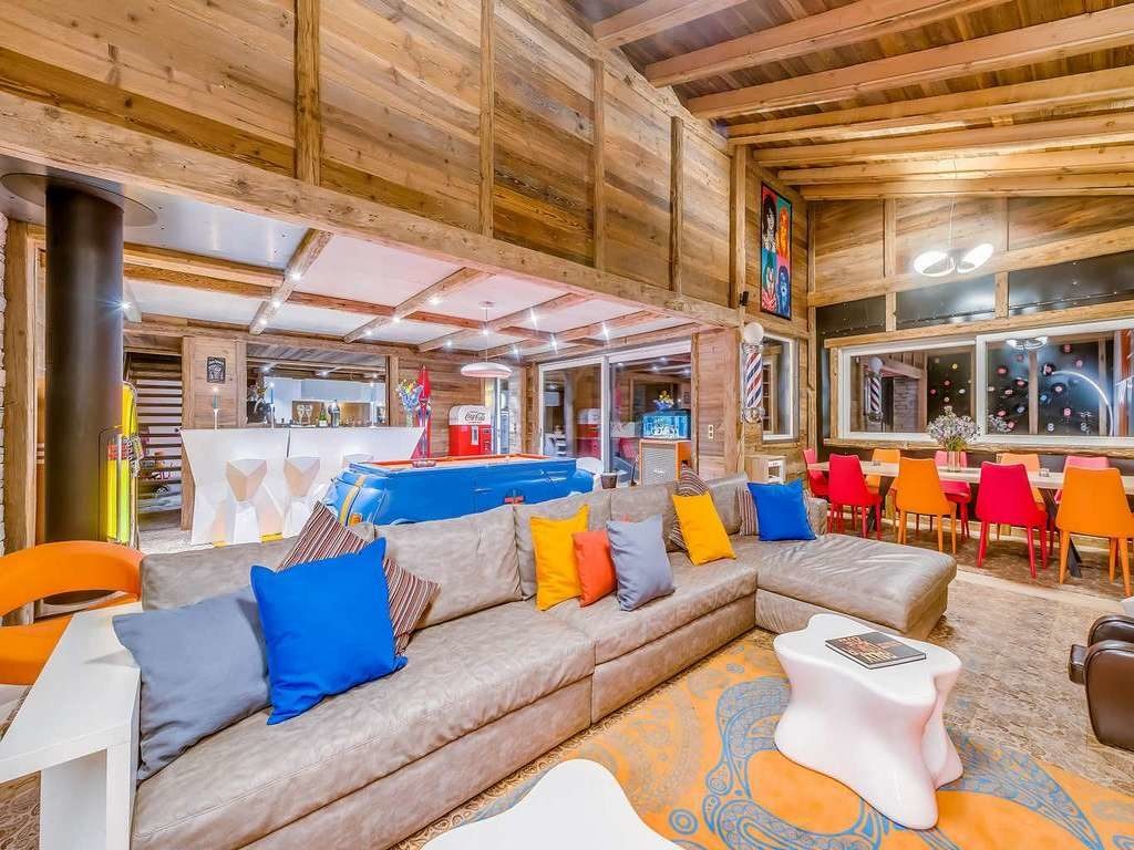 Chalet Rock n Love, living area Chalet Rock n Love, living area