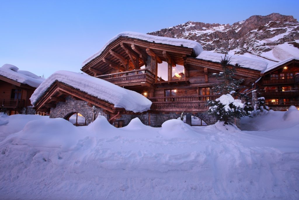 Over-the-top luxury ski chalet Marco Polo in Val d’Isère – exterior view