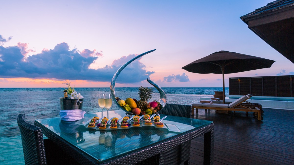Fine dining on your private terrace