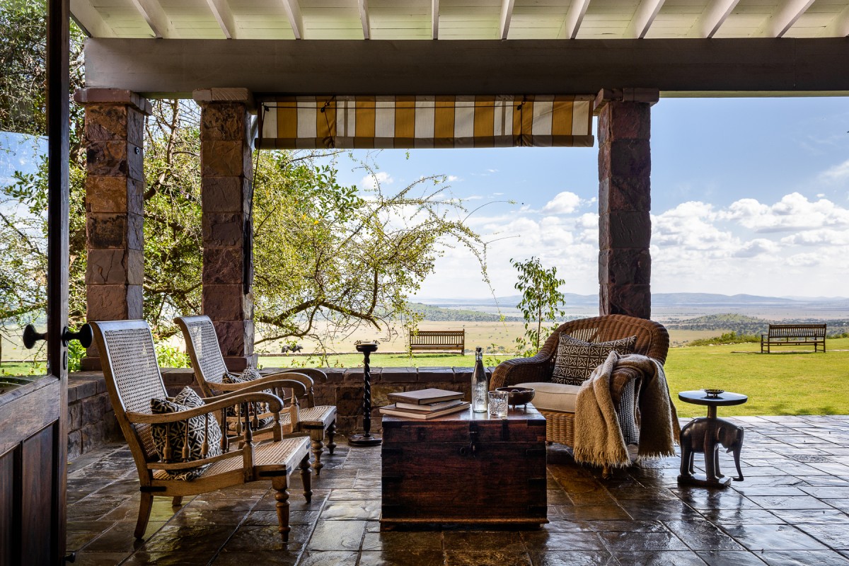 View from the Deck at Singita Sasakwa Lodge, Tanzania