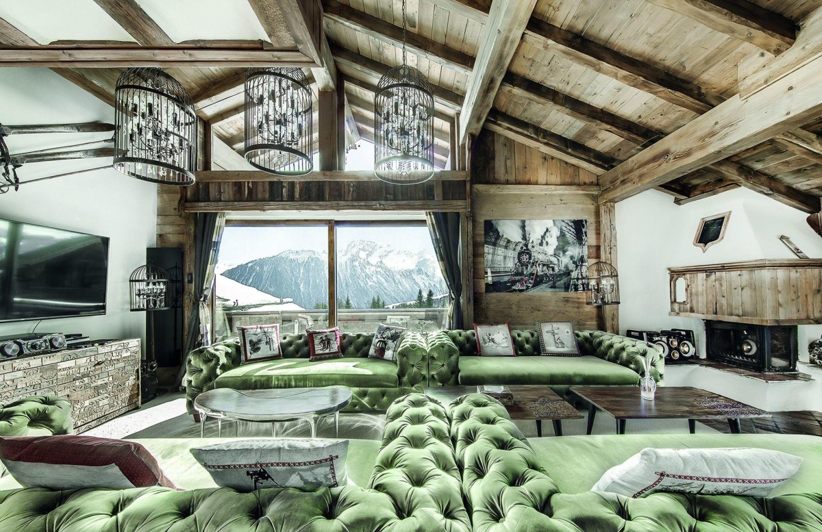 Chalet La Vizelle – The main living room