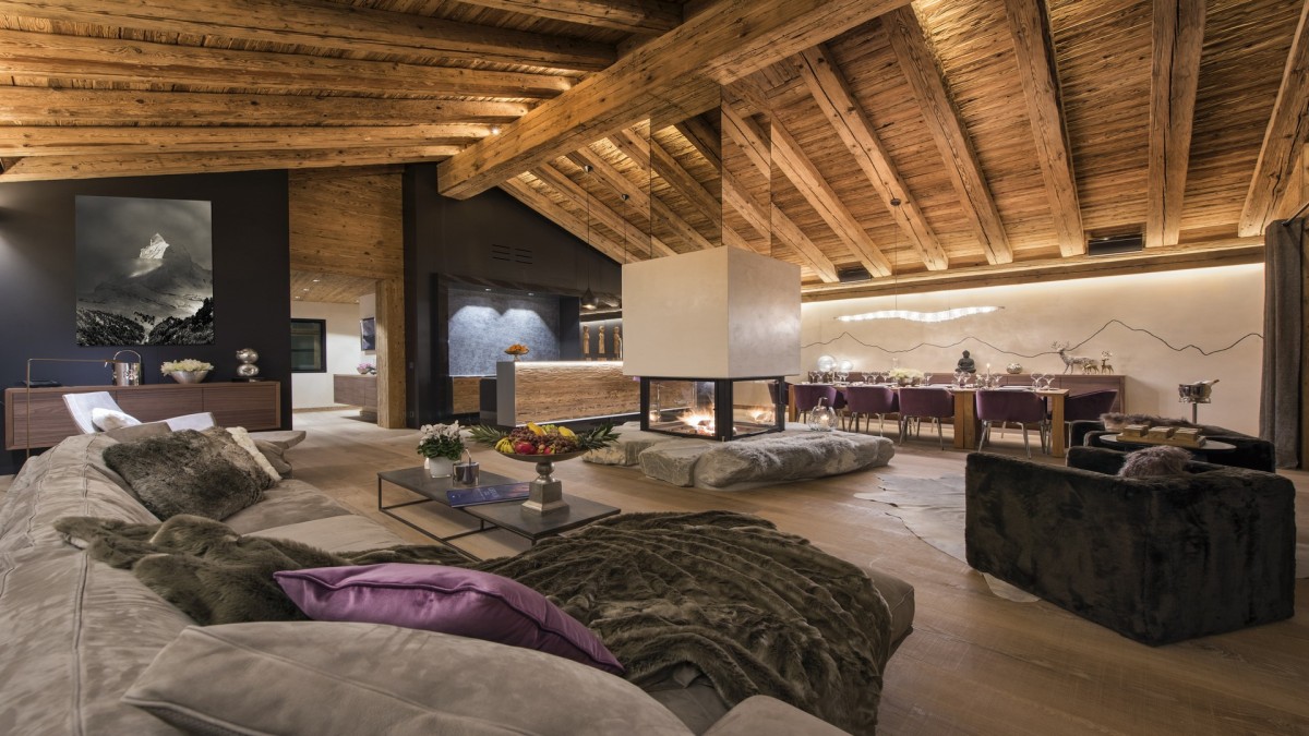 Chalet Elbrus Living Area