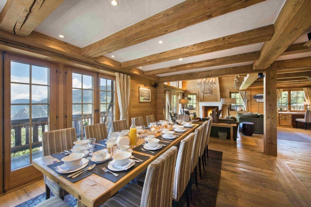 Chalet Milou, Verbier, dining room