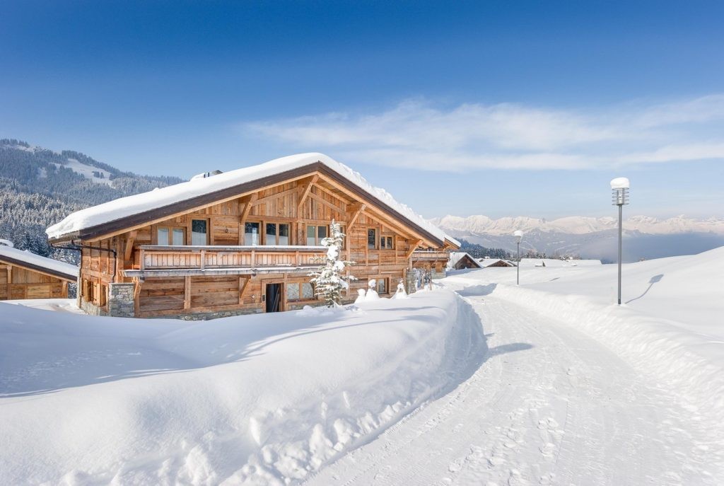 Exterior view of Chalets MB in Megève