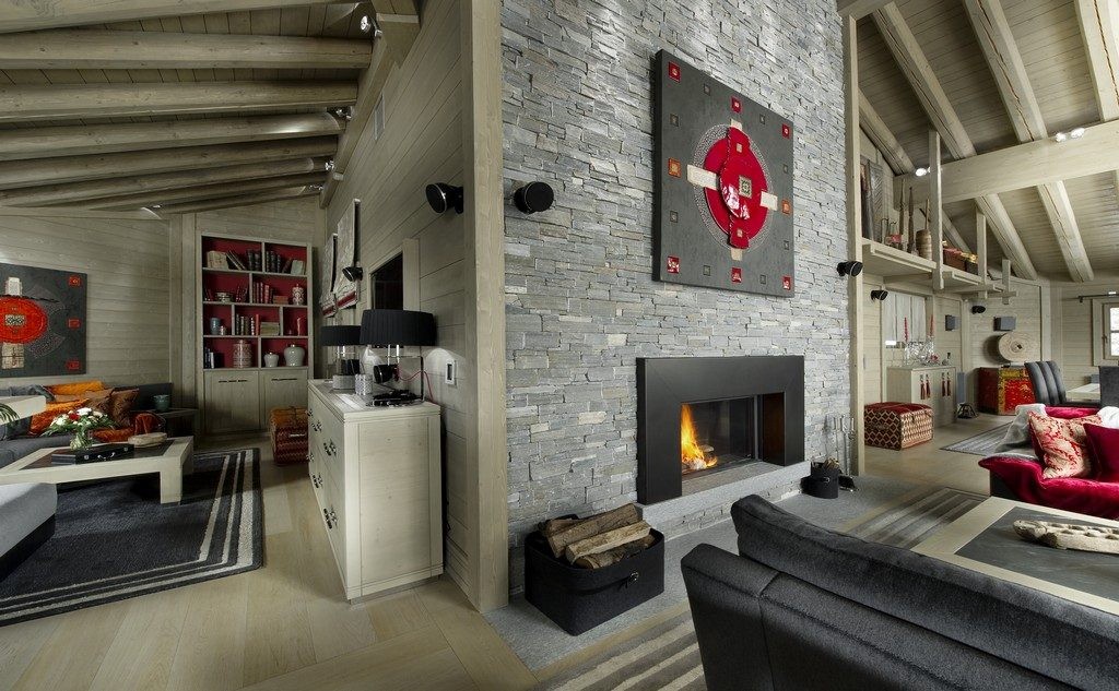 Interior view of Chalet Baltoro in Courchevel 1850 Interior view of Chalet Baltoro in Courchevel 1850