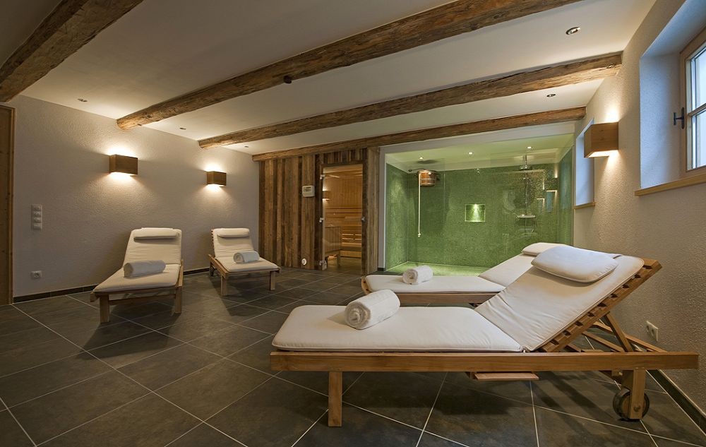 Spa and wellness area at Chalet Illimani in St. Anton