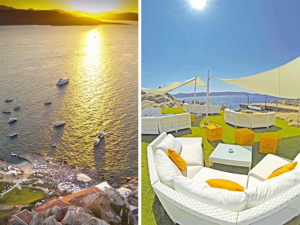 Phi Beach Club, Forte Cappellini, Sardinia, Italy Phi Beach Club, Forte Cappellini, Sardinia, Italy