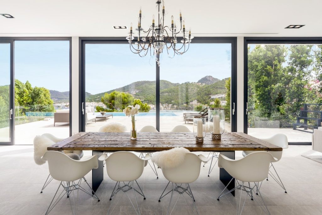Luxury villa MSW08 Puerto Andratx – dining table with a view Luxury villa MSW08 Puerto Andratx – dining table with a view