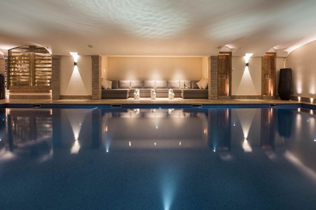 Chalet Chouqui Verbier indoor pool Chalet Chouqui Verbier indoor pool