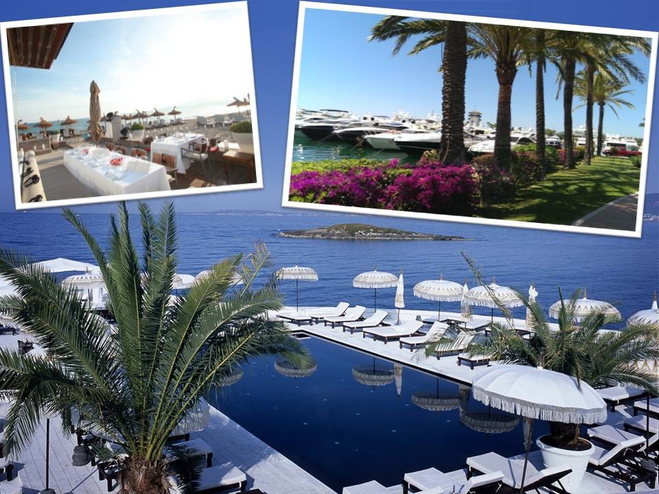 Pictured: Puro Beach Club and Nassau Beach Club in Palma de Mallorca, Puerto Portals yachting harbour Pictured: Puro Beach Club and Nassau Beach Club in Palma de Mallorca, Puerto Portals yachting harbour