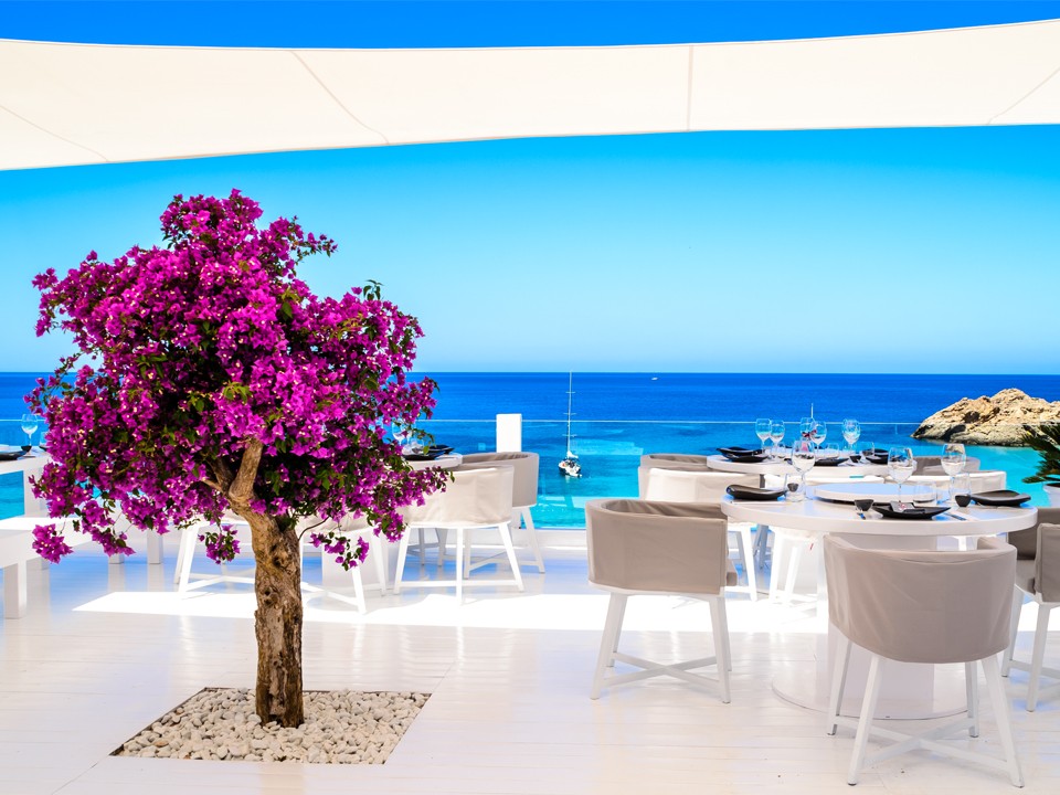Fay, atop the roof of Cotton Beach Club, serves asian-inspired foodBook your next Luxury Villa on Ibiza with us!