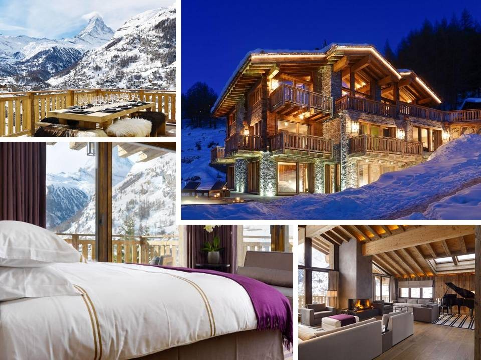 Luxury Chalet Les Anges, Zermatt – alfresco dining with Matterhorn views, exterior, bedroom, living room