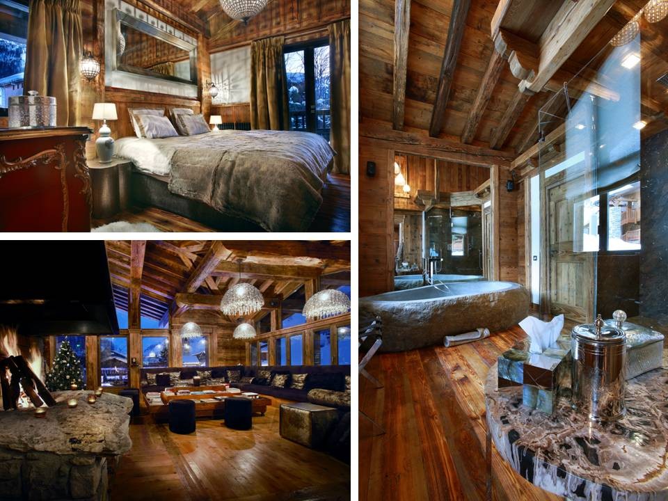 Chalet Marco Polo, Val d’Isère (pictured: bedroom, lounge & bathroom), sleeps 10+4 – availability Dec 12-19, £40,900 and Dec 19-26, £68,200The outstanding Chalet Le Rocher, Val d’Isère, is still available for Russian New Year Jan 2-10, £102,800