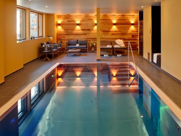The large swimming pool – part of “Chalet Shalimar’s” spacious wellness and spa areaFinest Holidays can offer the very best Luxury Ski Chalets in Zermatt