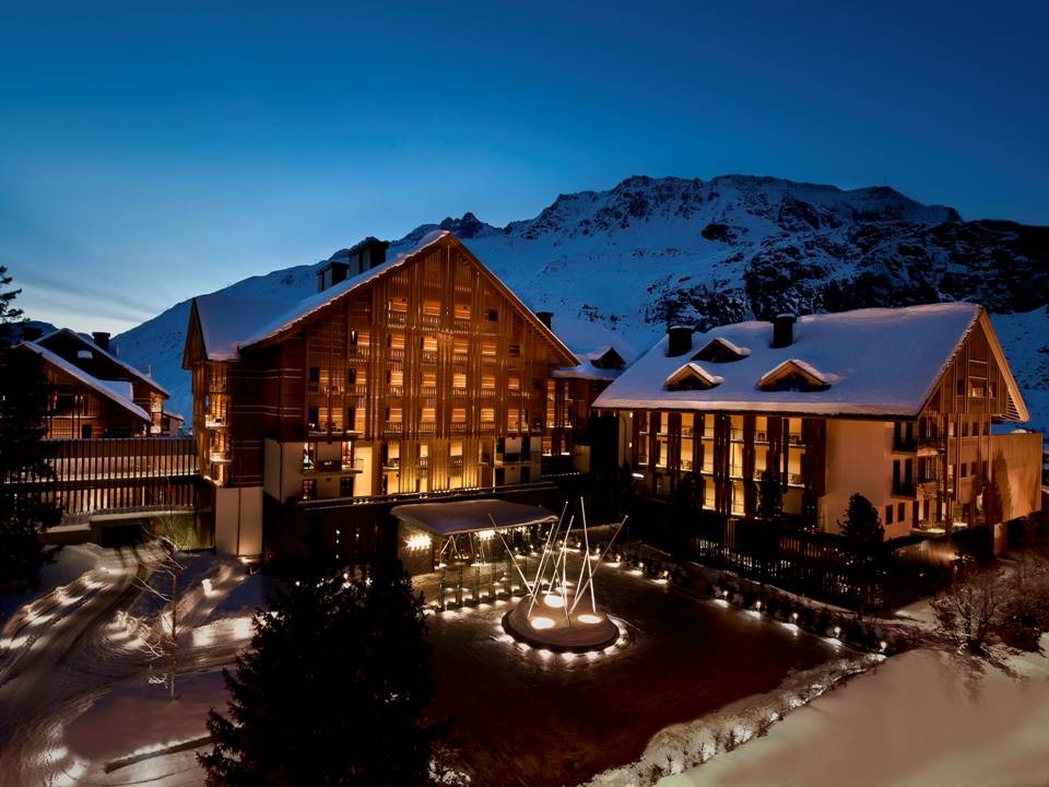 Exterior view of Luxury Hotel The Chedi Andermatt, Andermatt, Swiss AlpsFinest Holidays can offer the best Luxury Ski Chalets in the Swiss Alps