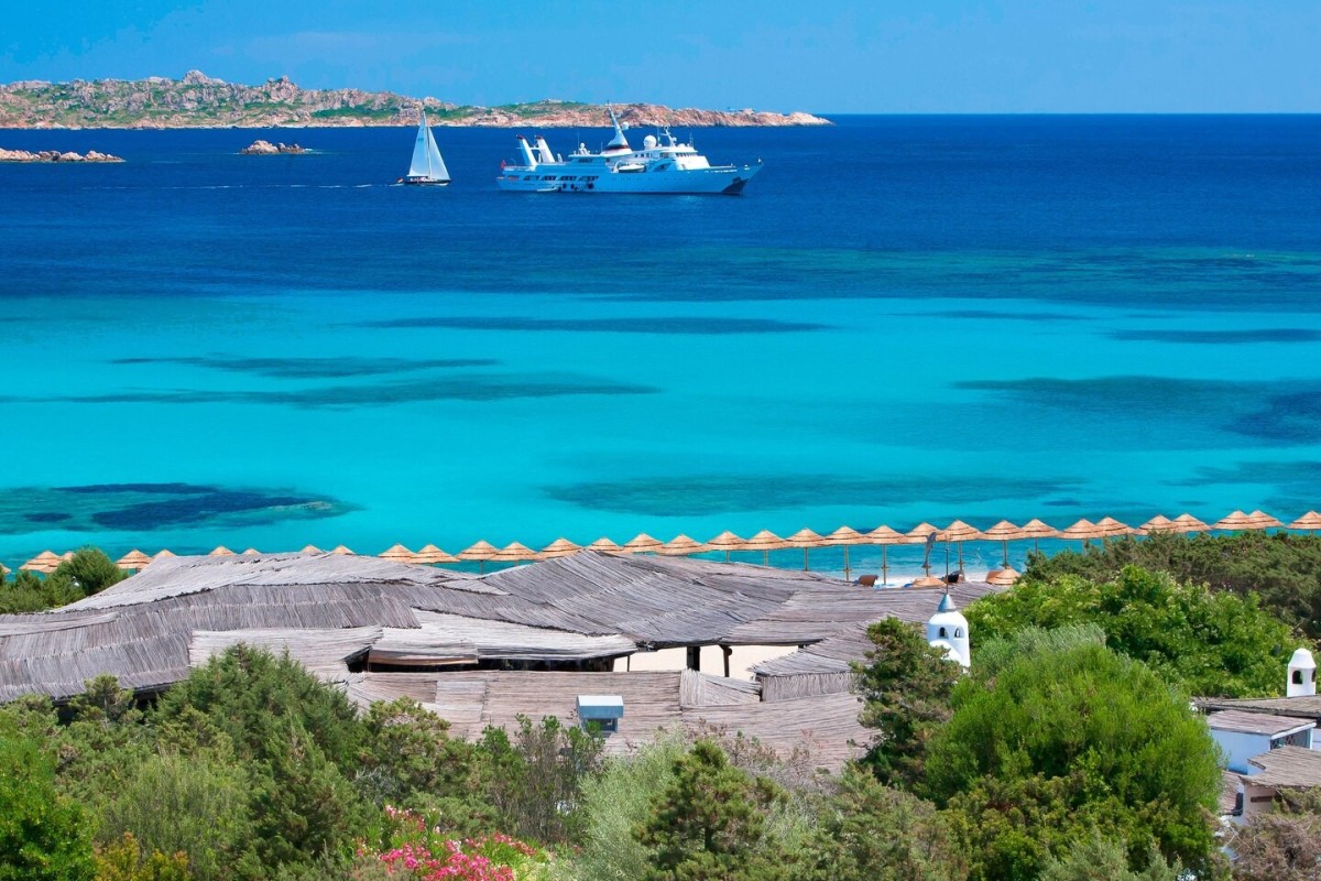 Hotel Romazzino - the exquisite resort boasting a private beach with breathtaking views of the turquoise waters of the Mediterranean Sea